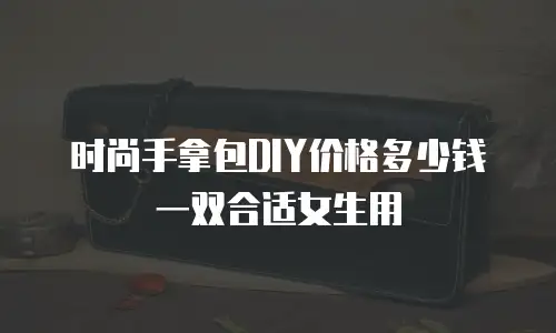 时尚手拿包DIY价格多少钱一双合适女生用
