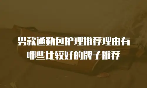 男款通勤包护理推荐理由有哪些比较好的牌子推荐