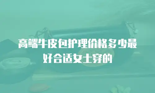 高端牛皮包护理价格多少最好合适女士穿的