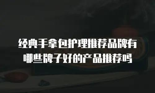 经典手拿包护理推荐品牌有哪些牌子好的产品推荐吗
