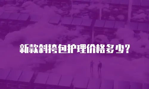 新款斜挎包护理价格多少？