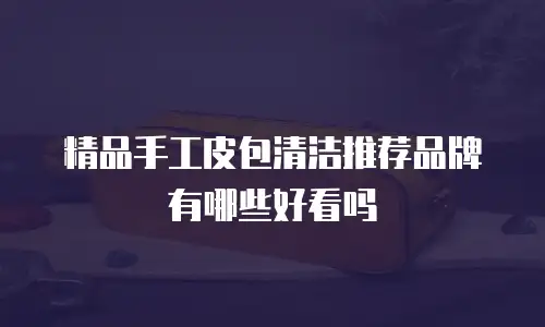 精品手工皮包清洁推荐品牌有哪些好看吗