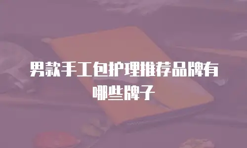 男款手工包护理推荐品牌有哪些牌子