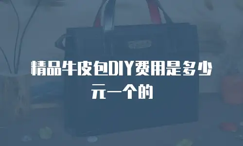 精品牛皮包DIY费用是多少元一个的