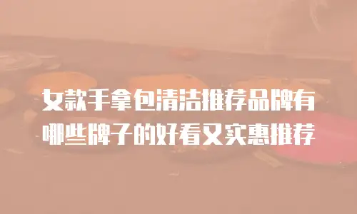 女款手拿包清洁推荐品牌有哪些牌子的好看又实惠推荐