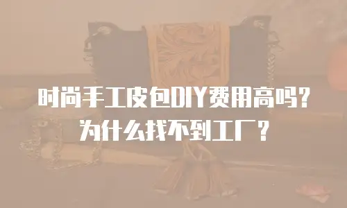时尚手工皮包DIY费用高吗？为什么找不到工厂？