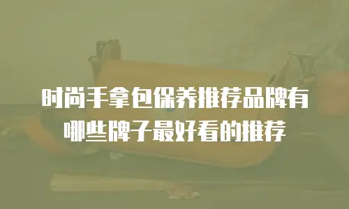 时尚手拿包保养推荐品牌有哪些牌子最好看的推荐