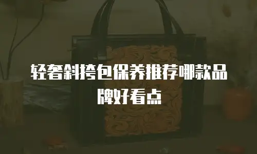 轻奢斜挎包保养推荐哪款品牌好看点