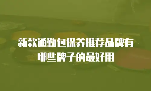 新款通勤包保养推荐品牌有哪些牌子的最好用