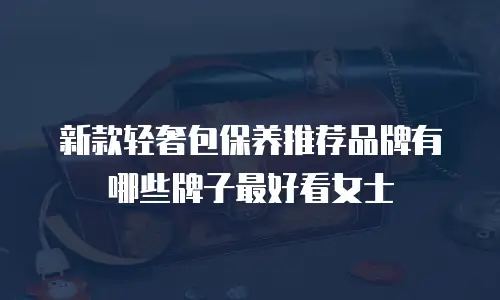 新款轻奢包保养推荐品牌有哪些牌子最好看女士