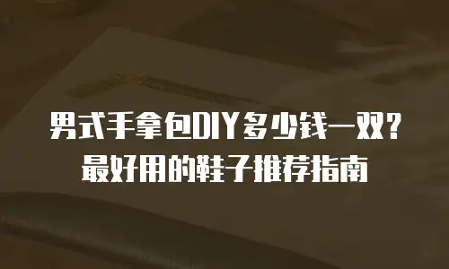 男式手拿包DIY多少钱一双？最好用的鞋子推荐指南