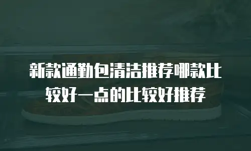 新款通勤包清洁推荐哪款比较好一点的比较好推荐