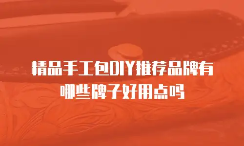 精品手工包DIY推荐品牌有哪些牌子好用点吗