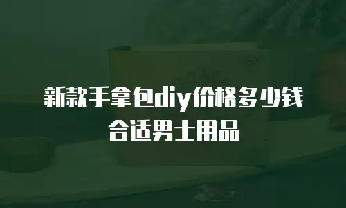 新款手拿包diy价格多少钱合适男士用品