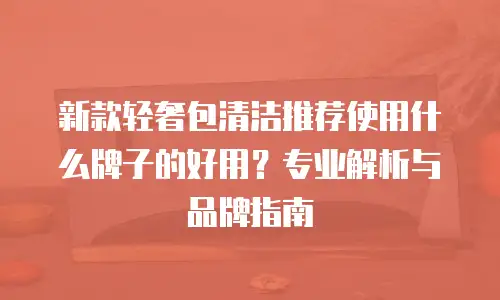 新款轻奢包清洁推荐使用什么牌子的好用？专业解析与品牌指南
