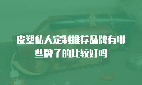 皮塑私人定制推荐品牌有哪些牌子的比较好吗