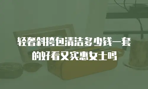 轻奢斜挎包清洁多少钱一套的好看又实惠女士吗