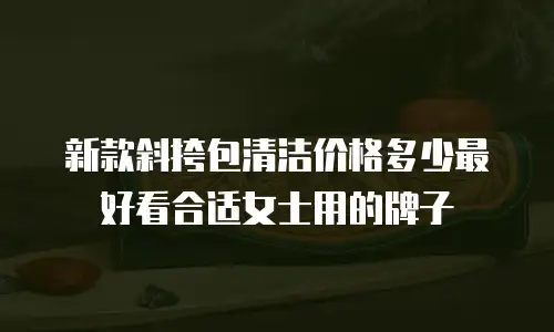 新款斜挎包清洁价格多少最好看合适女士用的牌子