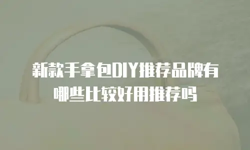 新款手拿包DIY推荐品牌有哪些比较好用推荐吗