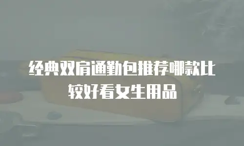 经典双肩通勤包推荐哪款比较好看女生用品