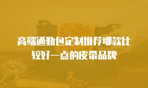 高端通勤包定制推荐哪款比较好一点的皮带品牌