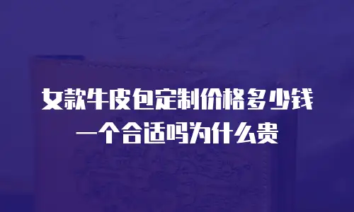 女款牛皮包定制价格多少钱一个合适吗为什么贵