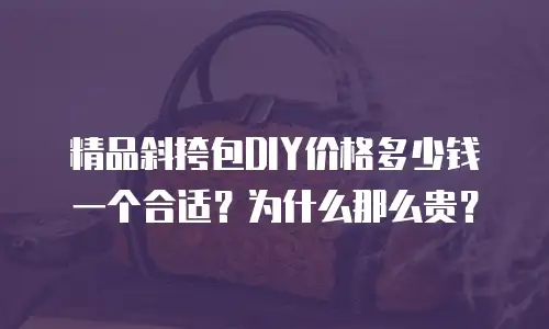 精品斜挎包DIY价格多少钱一个合适？为什么那么贵？