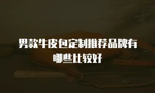 男款牛皮包定制推荐品牌有哪些比较好