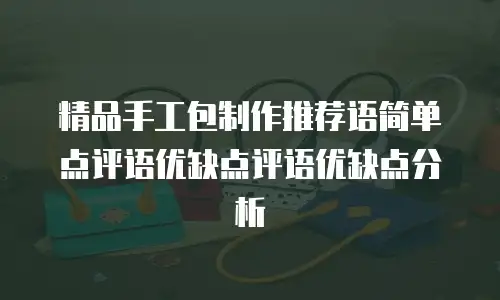 精品手工包制作推荐语简单点评语优缺点评语优缺点分析