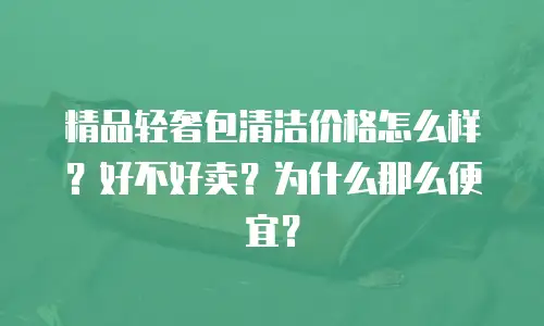 精品轻奢包清洁价格怎么样？好不好卖？为什么那么便宜？