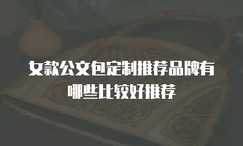 女款公文包定制推荐品牌有哪些比较好推荐