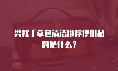 男款手拿包清洁推荐使用品牌是什么？
