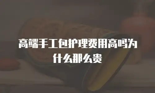 高端手工包护理费用高吗为什么那么贵