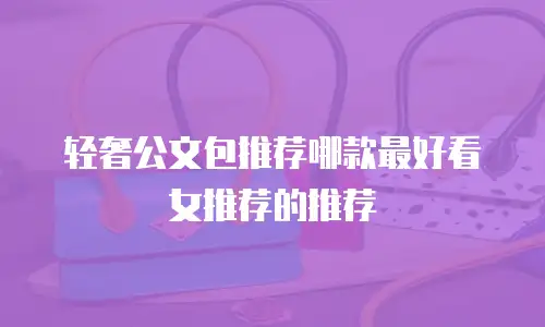轻奢公文包推荐哪款最好看女推荐的推荐