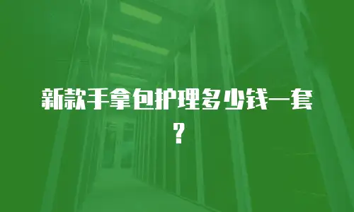 新款手拿包护理多少钱一套？