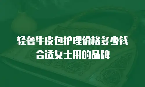 轻奢牛皮包护理价格多少钱合适女士用的品牌