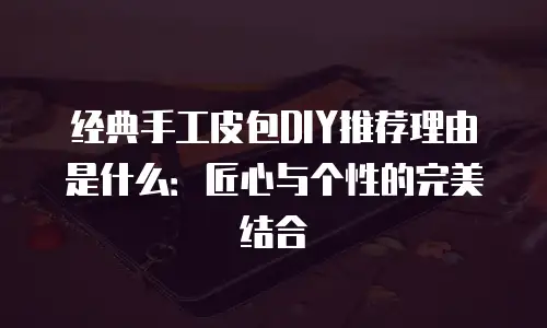 经典手工皮包DIY推荐理由是什么：匠心与个性的完美结合
