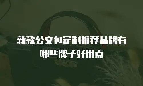 新款公文包定制推荐品牌有哪些牌子好用点