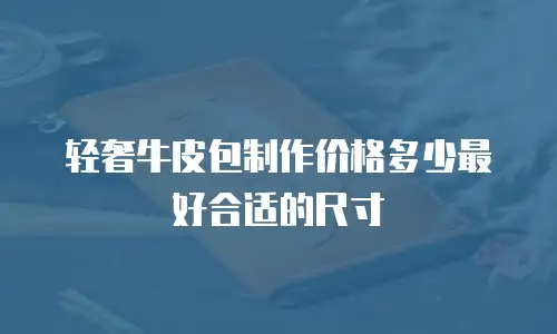 轻奢牛皮包制作价格多少最好合适的尺寸