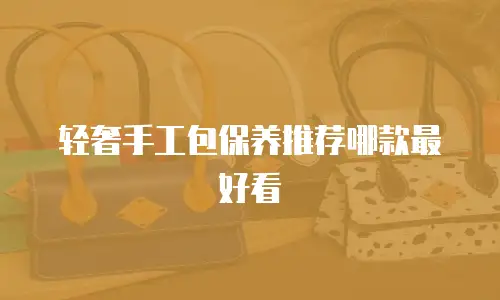 轻奢手工包保养推荐哪款最好看