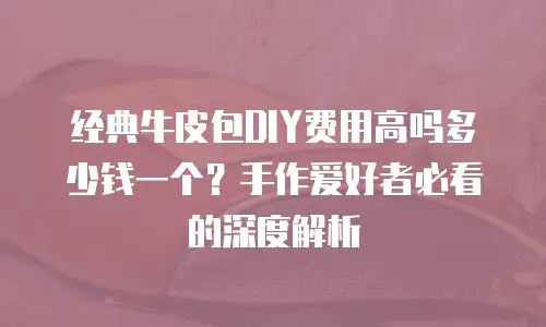 经典牛皮包DIY费用高吗多少钱一个？手作爱好者必看的深度解析