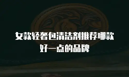 女款轻奢包清洁剂推荐哪款好一点的品牌