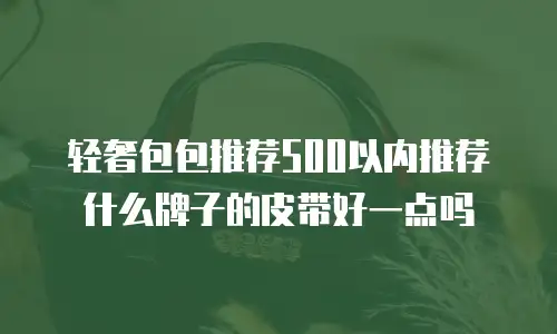 轻奢包包推荐500以内推荐什么牌子的皮带好一点吗