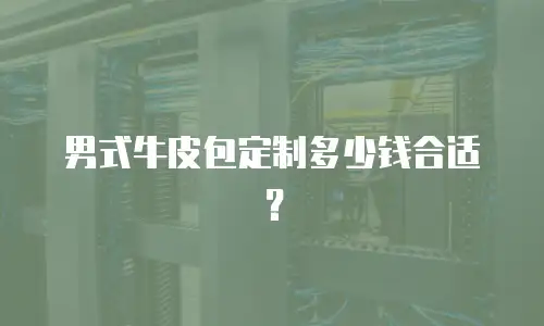 男式牛皮包定制多少钱合适？