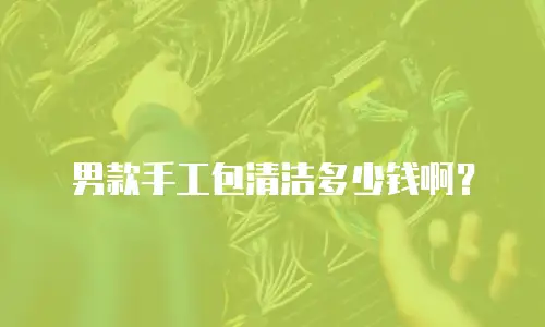 男款手工包清洁多少钱啊？