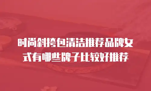 时尚斜挎包清洁推荐品牌女式有哪些牌子比较好推荐