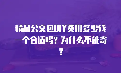 精品公文包DIY费用多少钱一个合适吗？为什么不能寄？