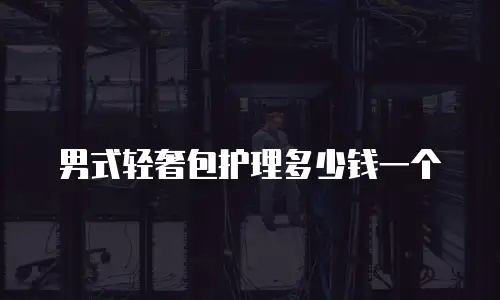 男式轻奢包护理多少钱一个