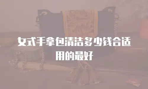 女式手拿包清洁多少钱合适用的最好