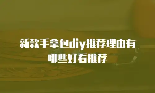 新款手拿包diy推荐理由有哪些好看推荐